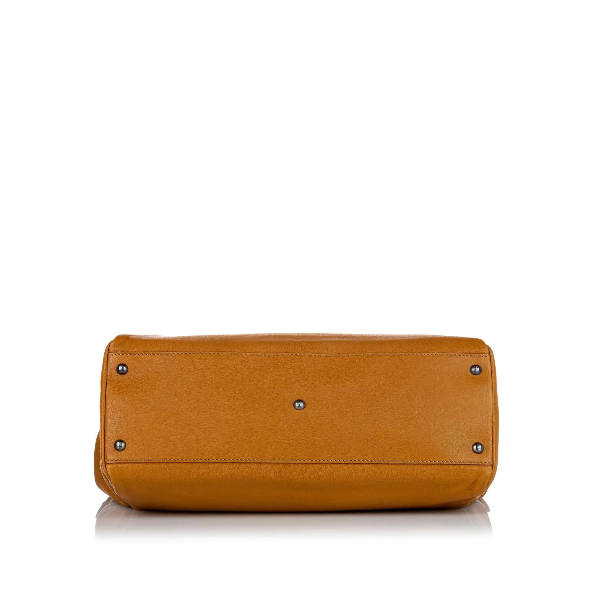 Fendi Large Peekaboo Leather Satchel (SHG-24326)