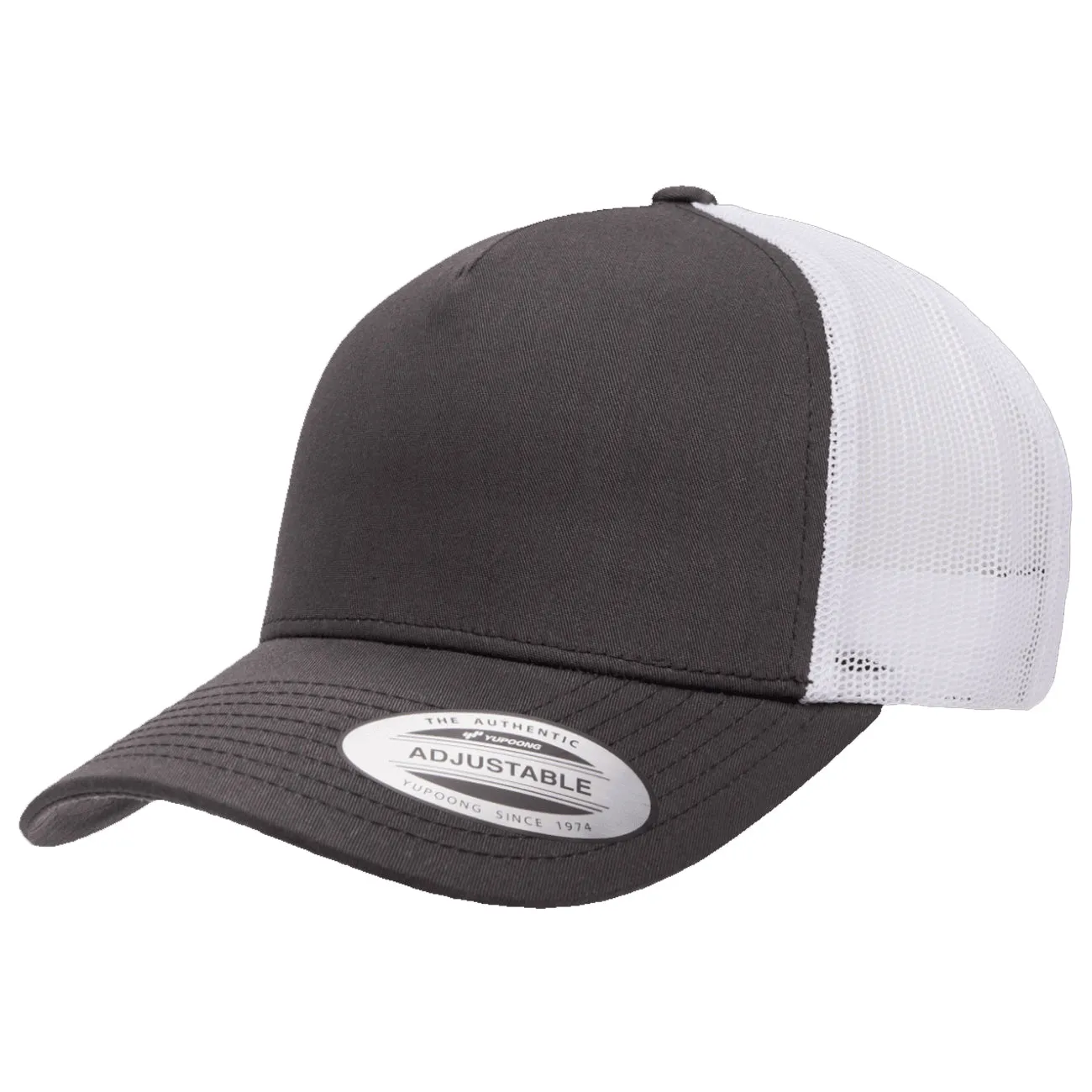 Flexfit Yupoong Classics® 5-Panel Retro Mesh Trucker Cap - 2-Tone