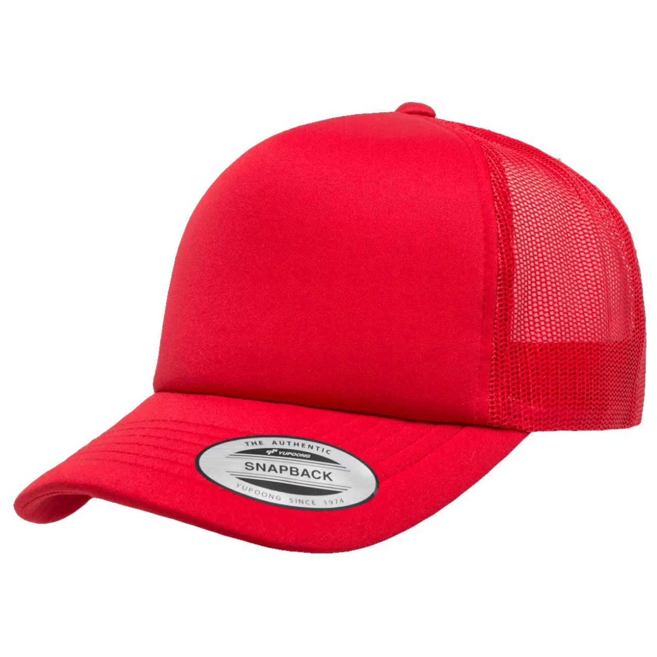 Flexfit Yupoong Classics® Curved Visor Foam Trucker Cap