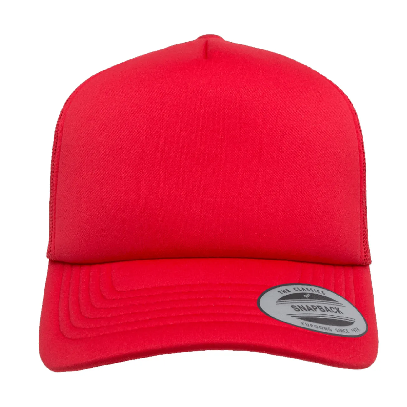 Flexfit Yupoong Classics® Curved Visor Foam Trucker Cap