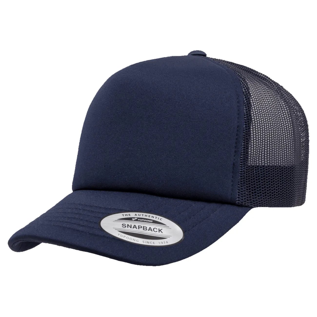 Flexfit Yupoong Classics® Curved Visor Foam Trucker Cap