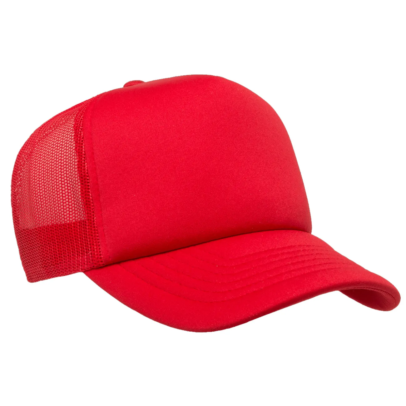 Flexfit Yupoong Classics® Curved Visor Foam Trucker Cap