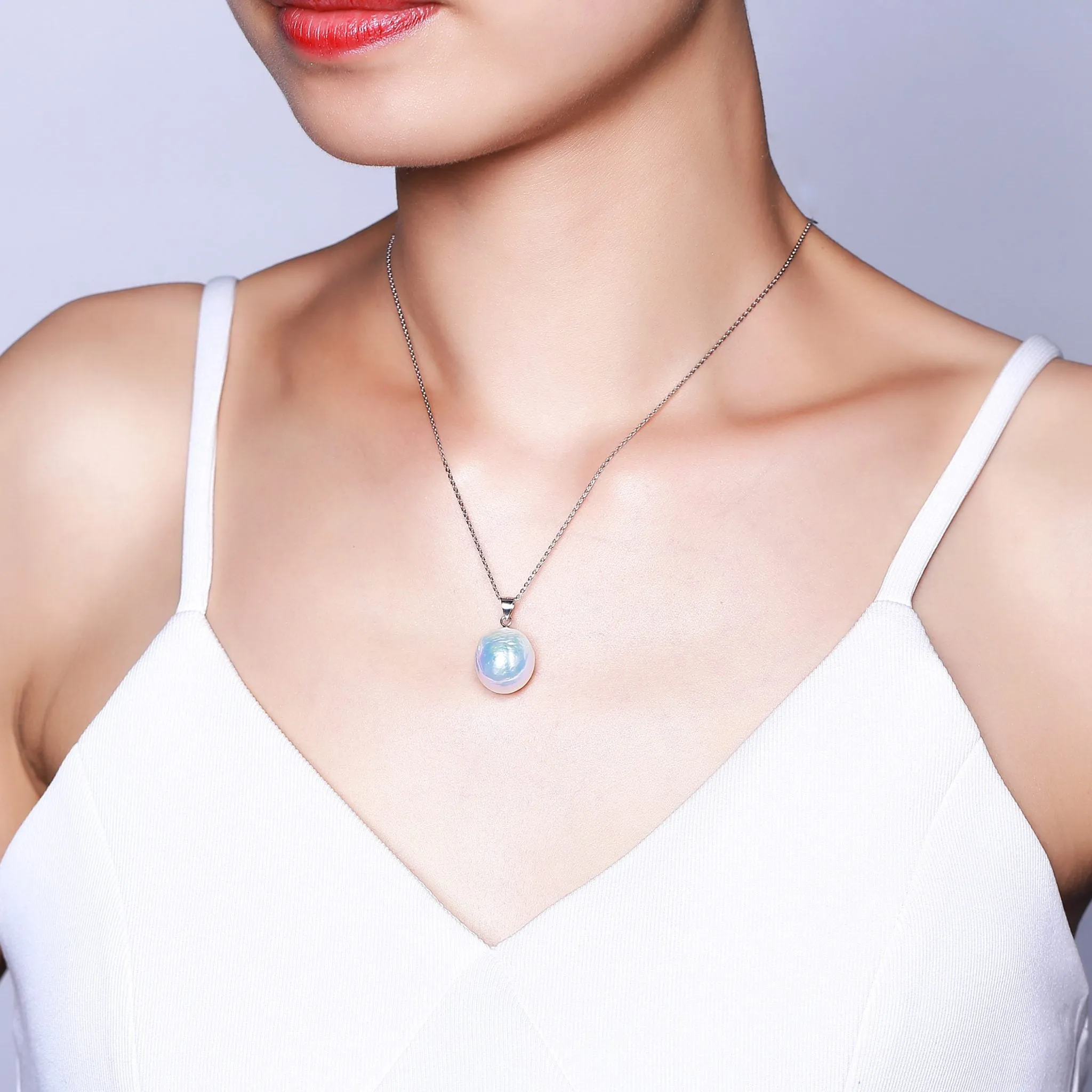 G18K BAROQUE PEARL PENDANT