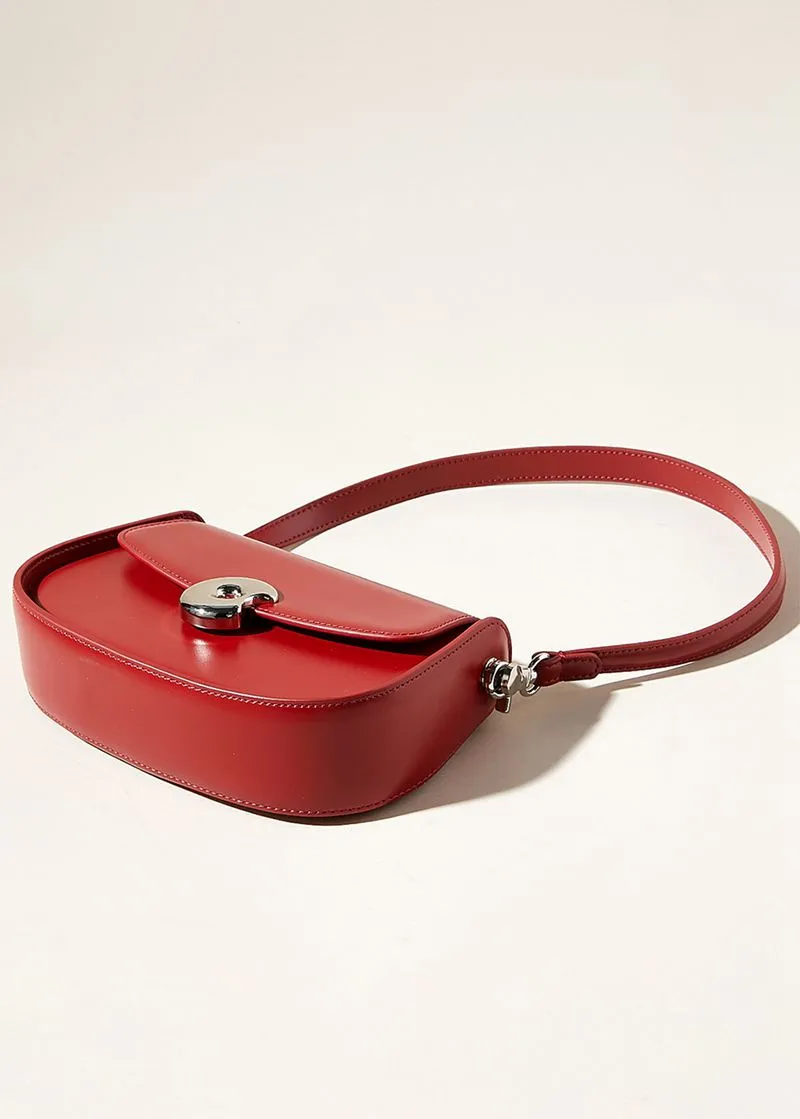 Genuine Leather Saddle Bag