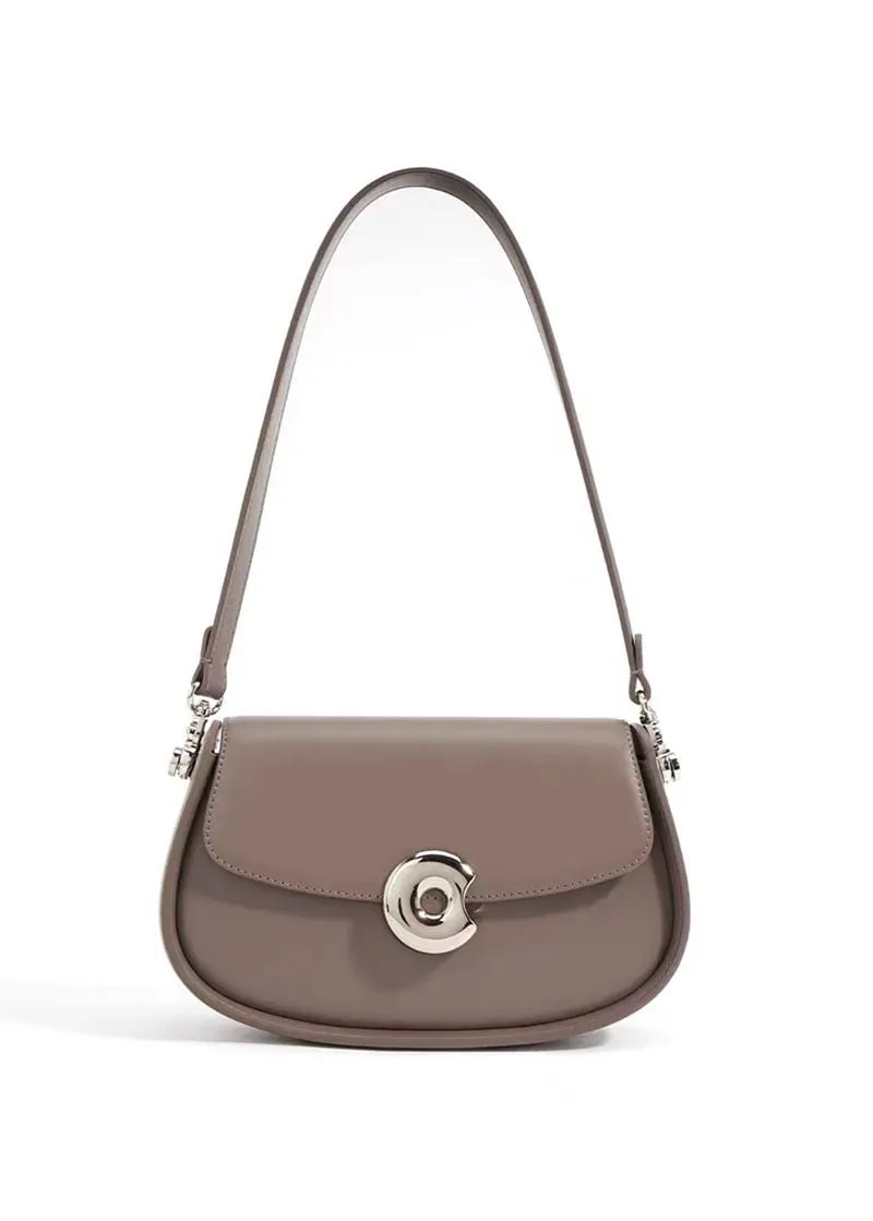 Genuine Leather Saddle Bag