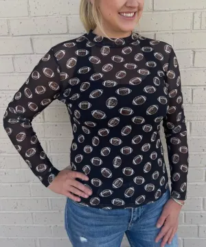 Girls of Fall Mesh Top