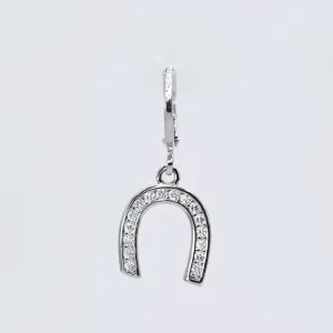 Glam Horseshoe Silver Charm CH-251