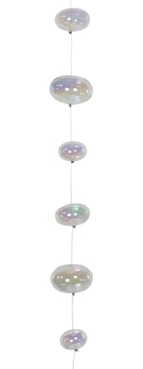 Glass Ball Strands- Clear Luster
