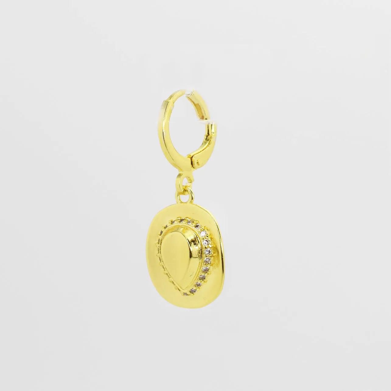 Gold Cowboy Hat Charm CH-111