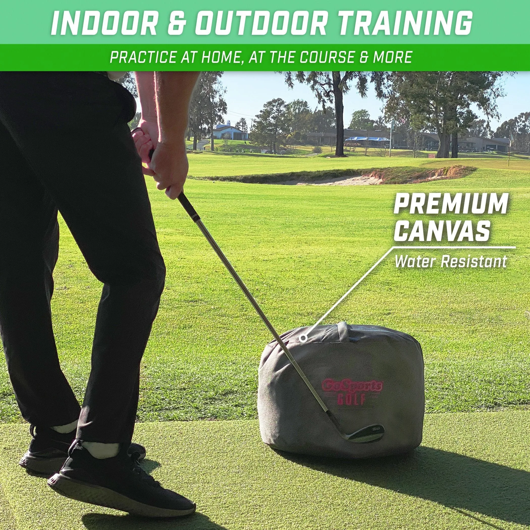 GoSports Golf Swing Bag - Impact Position Trainer