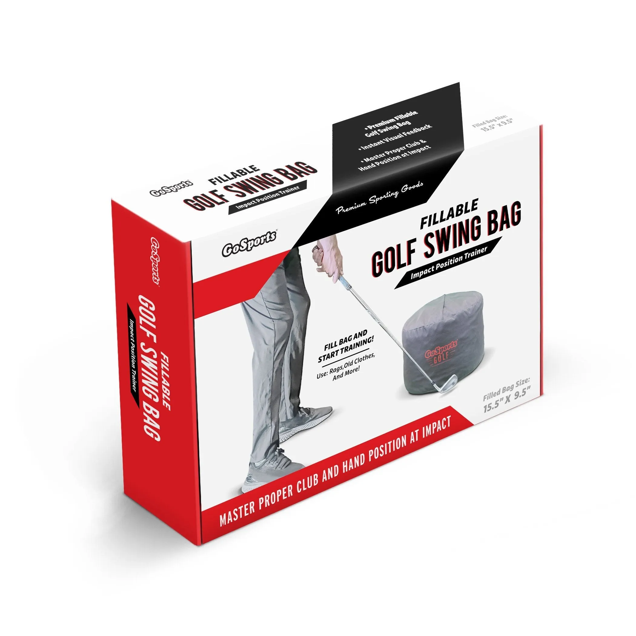 GoSports Golf Swing Bag - Impact Position Trainer