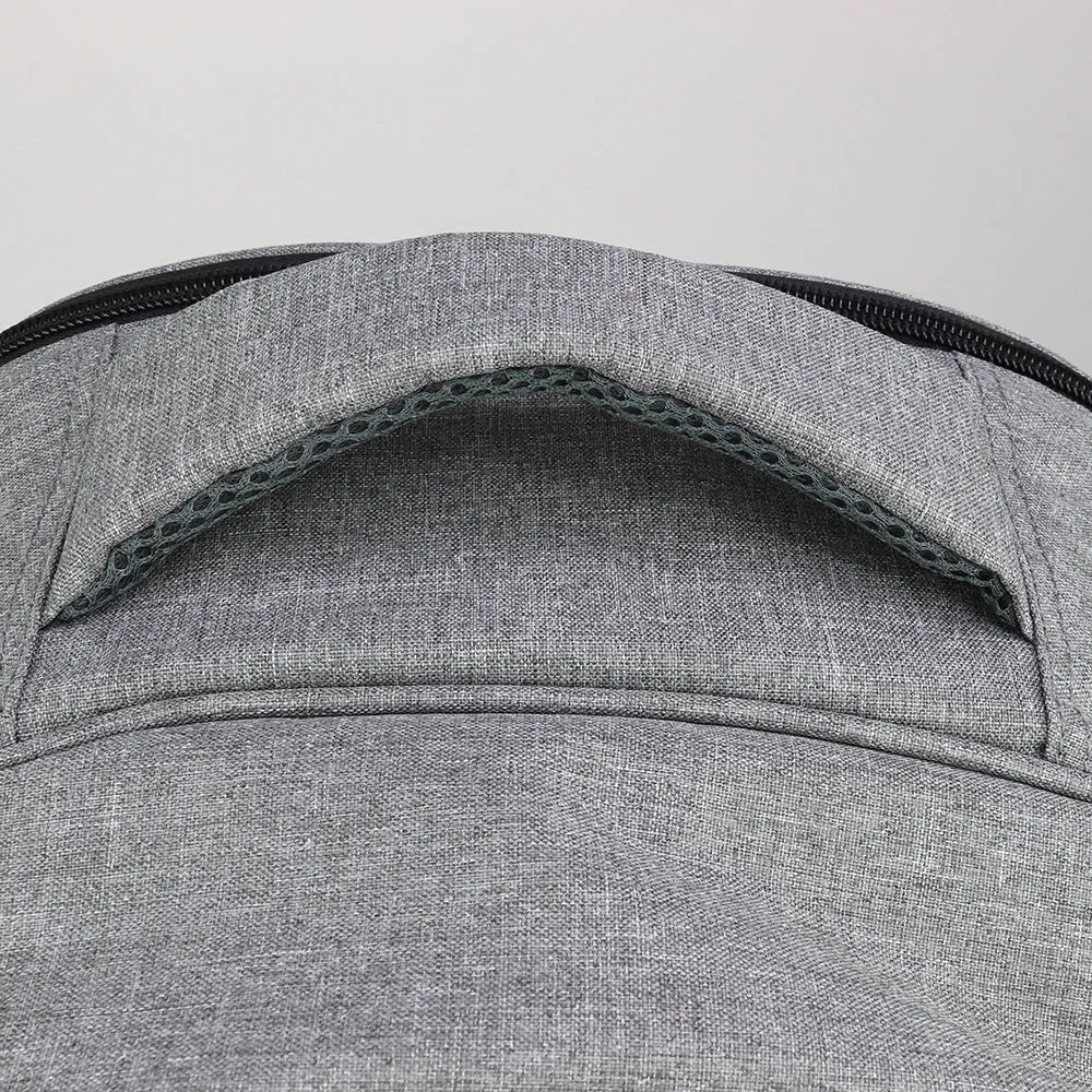 Grey Cooler Backpack with Picnic Set
