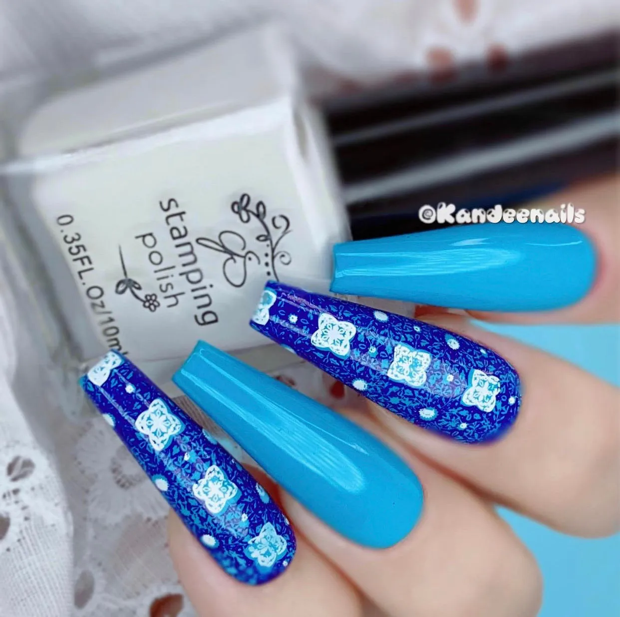 Grunge Series - Dainty (CjS-190) Steel Layered Nail Art Stamping Plate