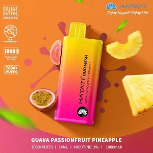 Hayati Duo Mesh 7000 Puffs Disposable Vape Bar Pod