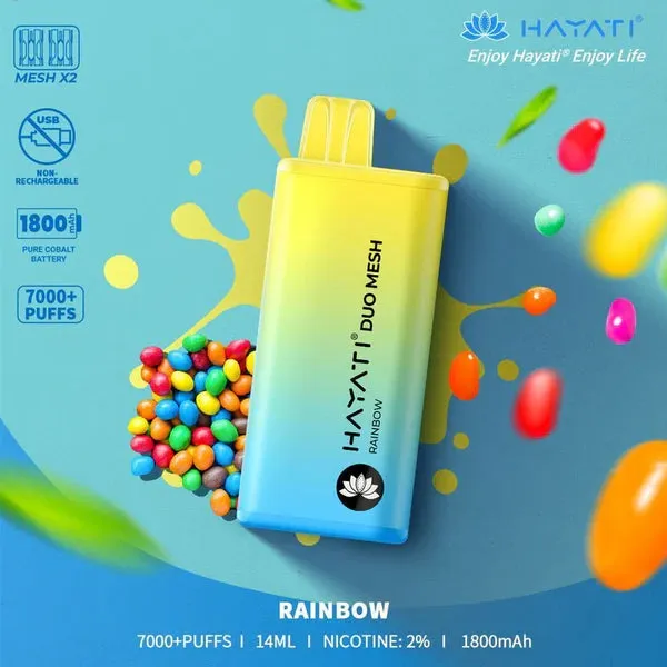 Hayati Duo Mesh 7000 Puffs Disposable Vape Bar Pod