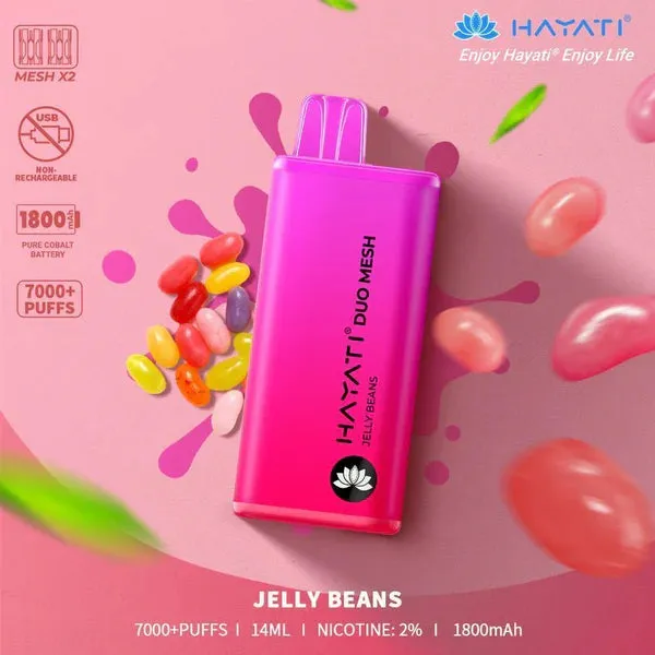 Hayati Duo Mesh 7000 Puffs Disposable Vape Bar Pod