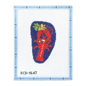 Holiday Lobster Ornament Canvas