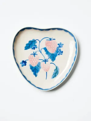 JONES & CO TRAY | Strawberry Heart Blue