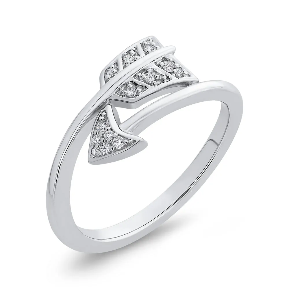 KATARINA 1/20 cttw Diamond Arrow Ring