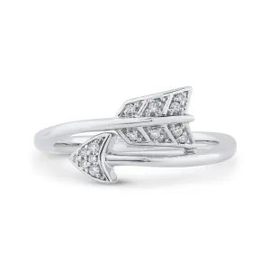 KATARINA 1/20 cttw Diamond Arrow Ring