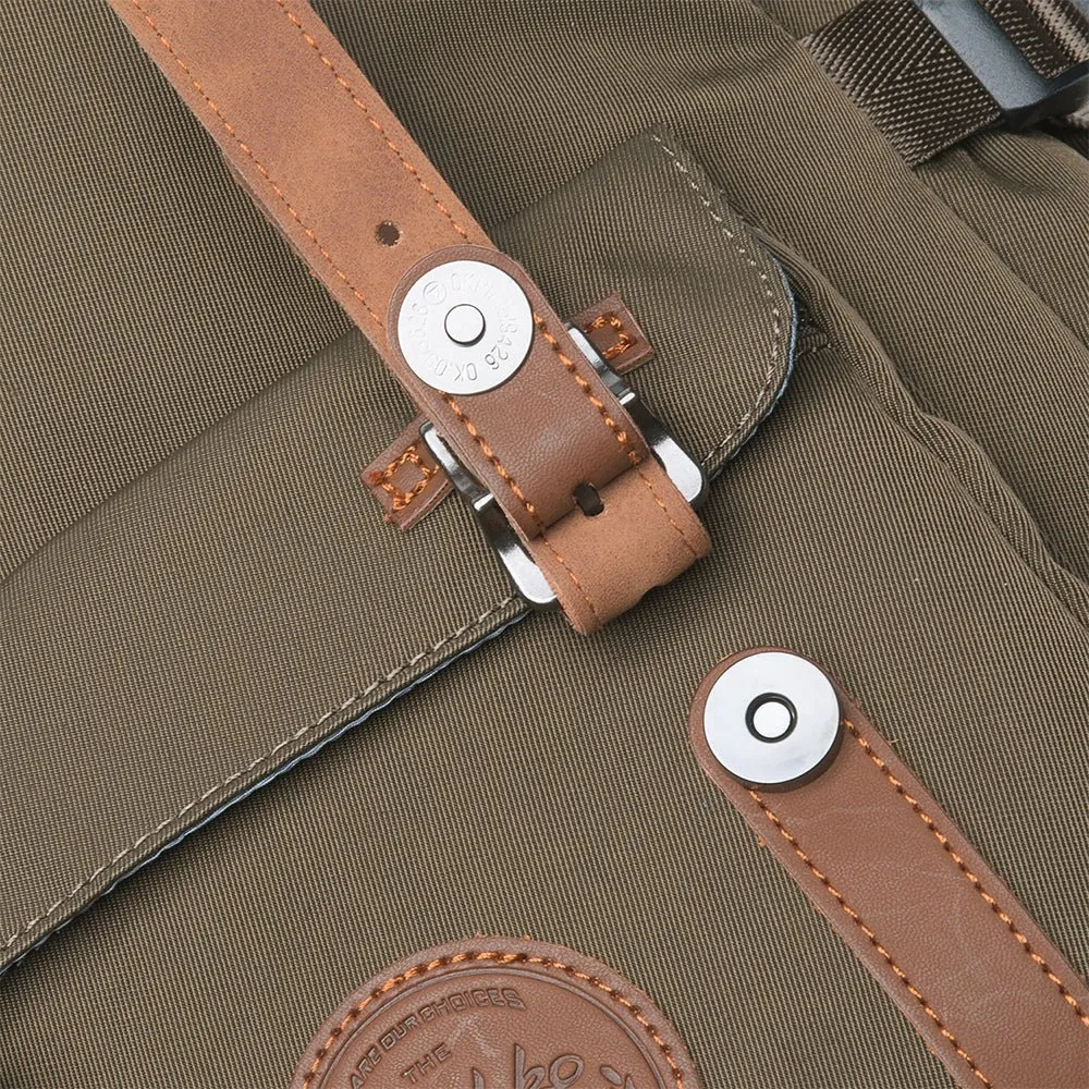 KAUKKO Backpack for city trips, EP5-11 ( Army Green / 19.7L )