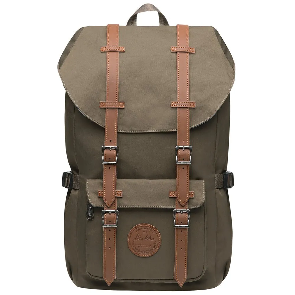 KAUKKO Backpack for city trips, EP5-11 ( Army Green / 19.7L )