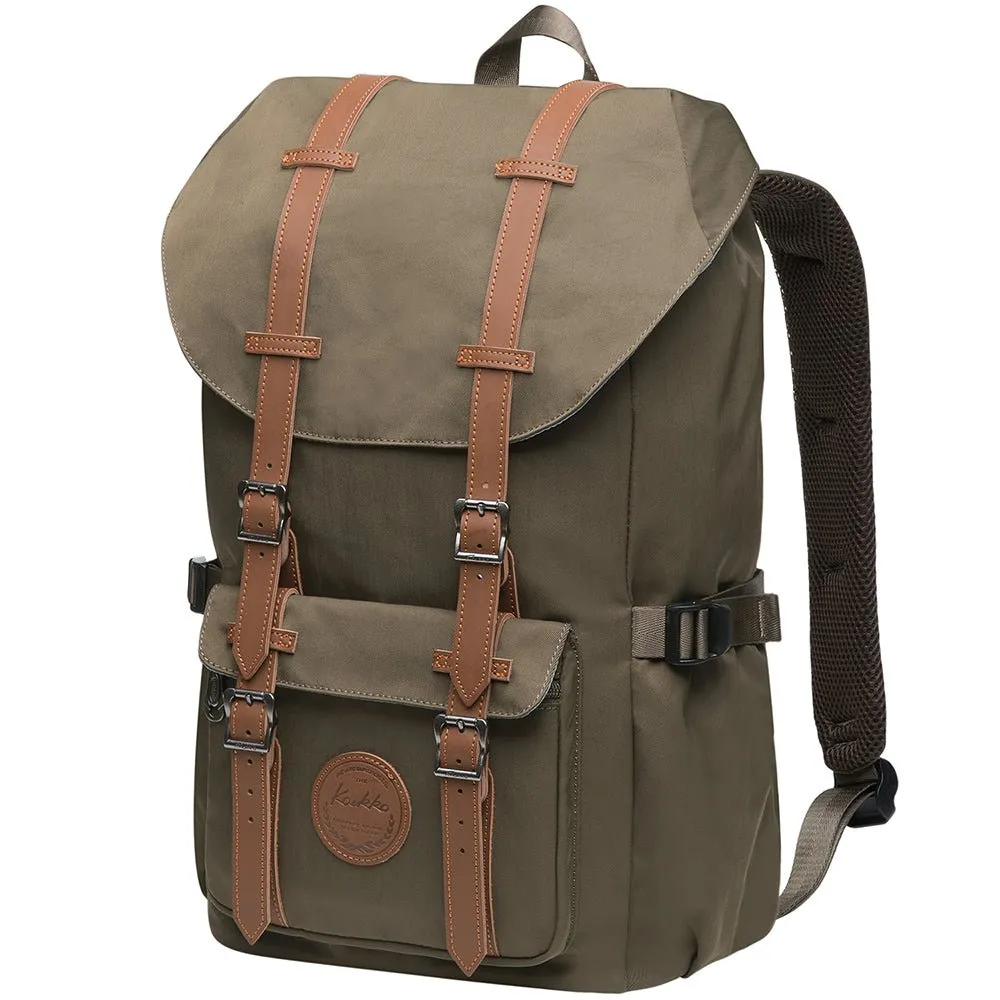 KAUKKO Backpack for city trips, EP5-11 ( Army Green / 19.7L )