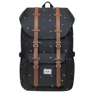 KAUKKO Backpack for city trips, EP5-12 ( Black /19.7L )