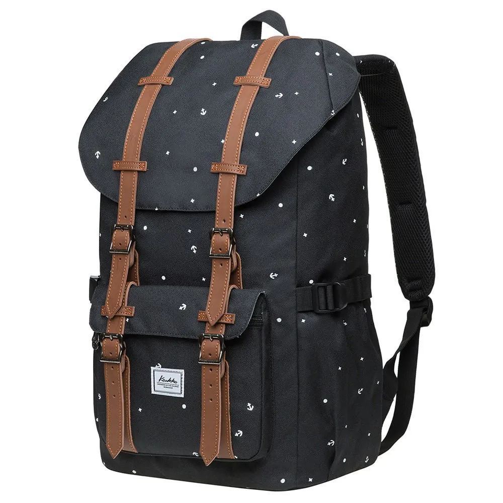 KAUKKO Backpack for city trips, EP5-12 ( Black /19.7L )