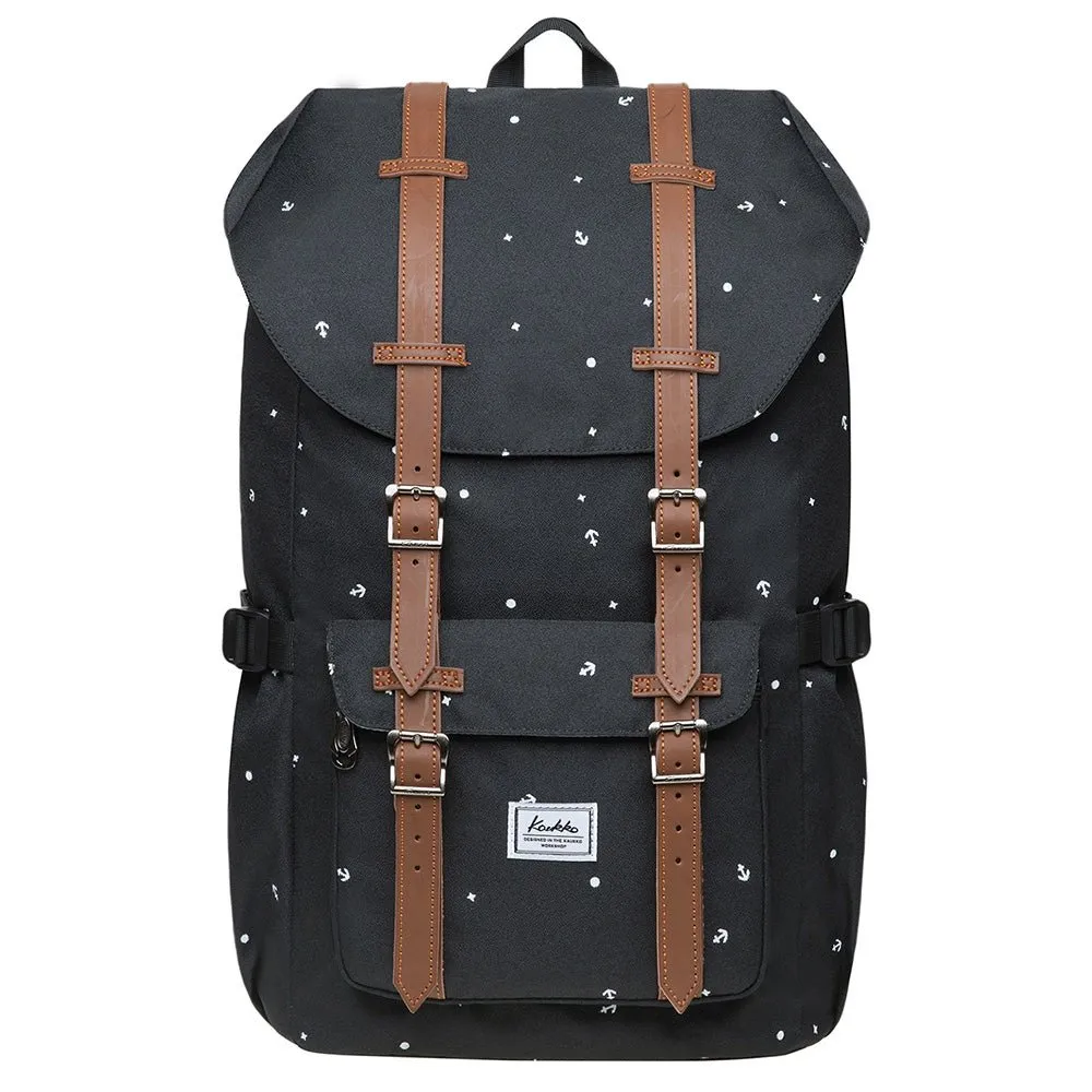 KAUKKO Backpack for city trips, EP5-12 ( Black /19.7L )