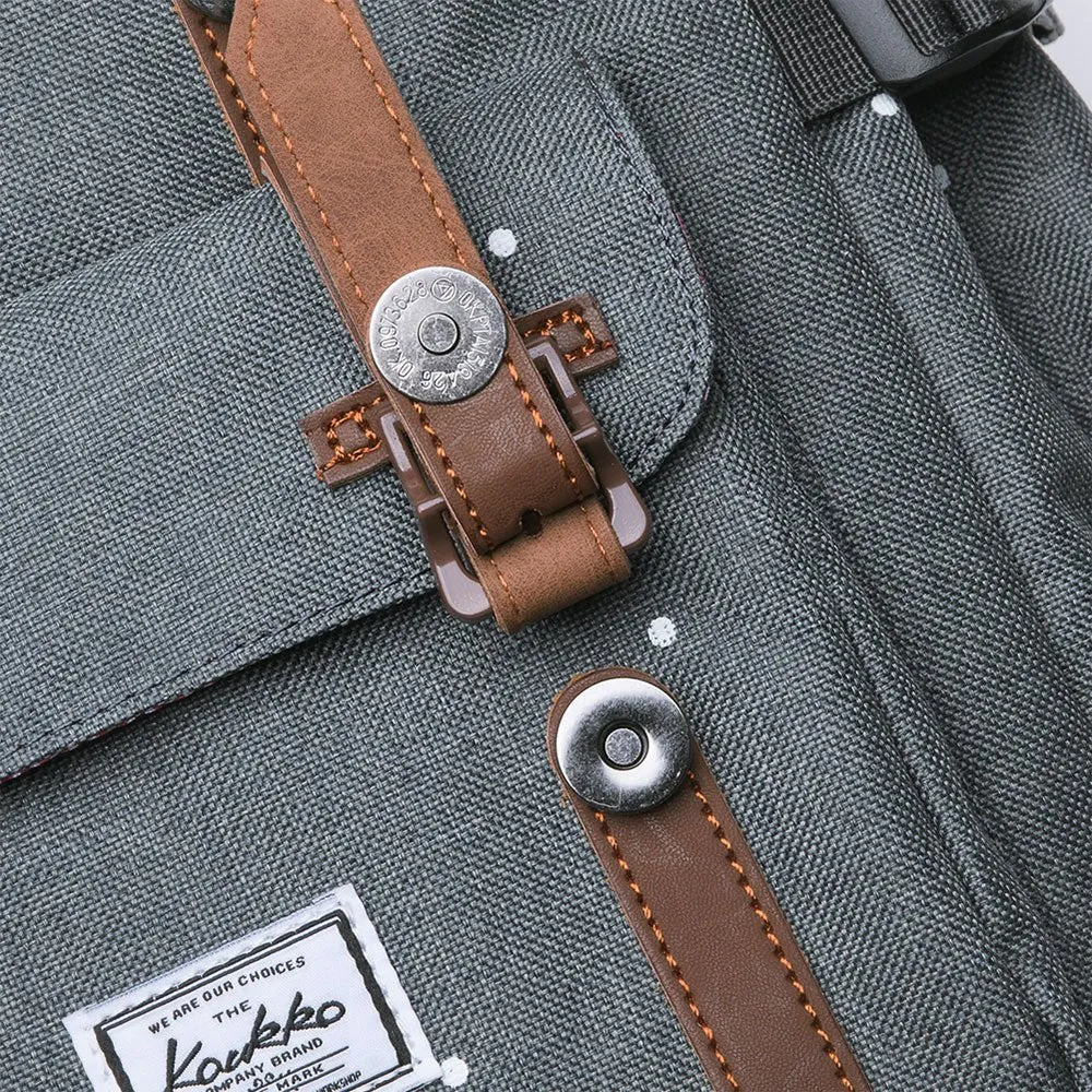 KAUKKO Backpack for city trips, EP5-7 ( Grey Point / 16.1L )