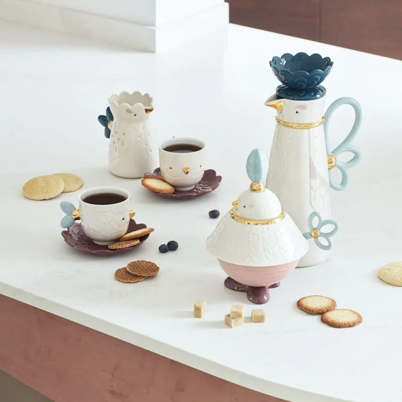 Kawki Cups and Saucers (Set of 2)