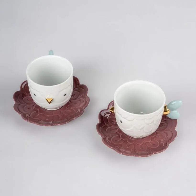 Kawki Cups and Saucers (Set of 2)