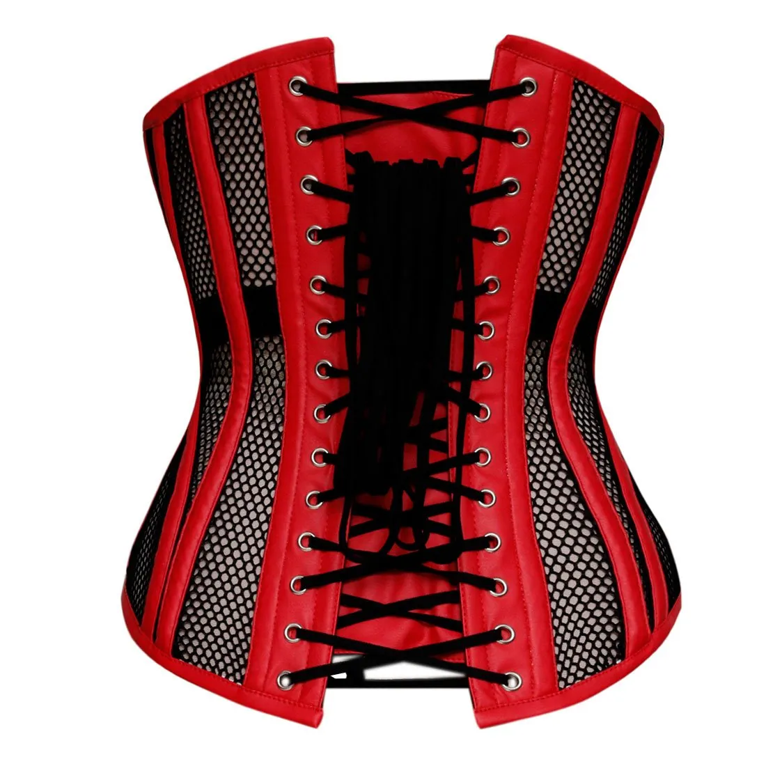 Lachina Authentic Steel Boned Underbust Mesh Corset