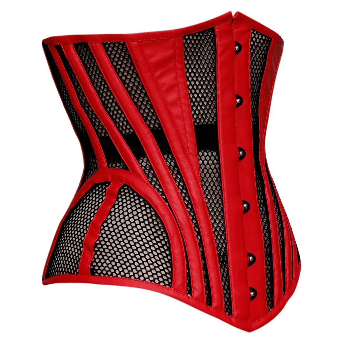 Lachina Authentic Steel Boned Underbust Mesh Corset