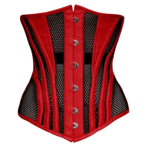 Lachina Authentic Steel Boned Underbust Mesh Corset