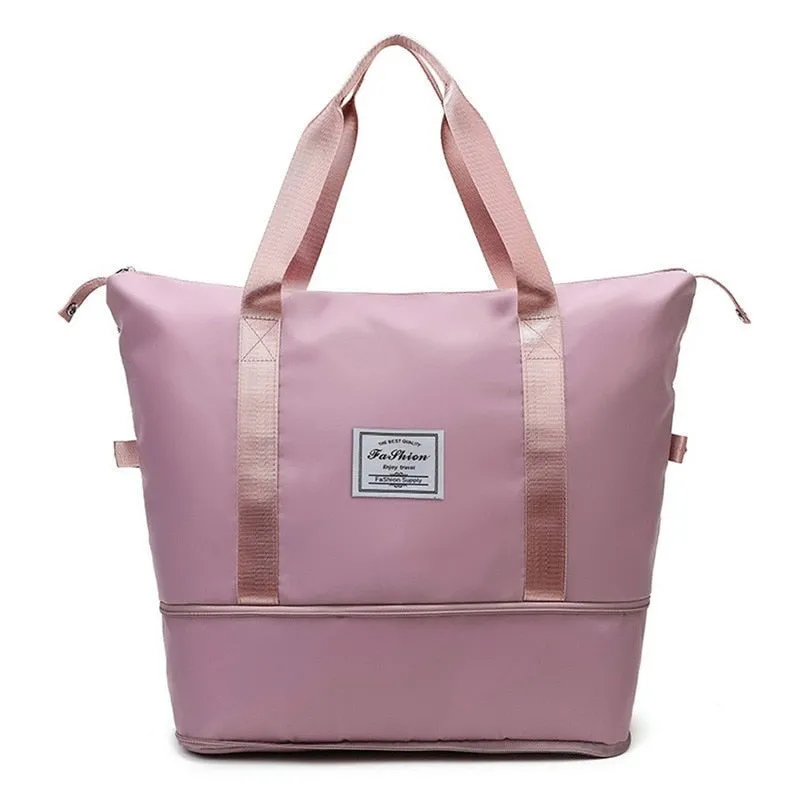 Large Capacity Folding Travel Bag Women Capacity Hand Luggage Business Trip Traveling Bags WaterProof Unisex Large Capacity Bag