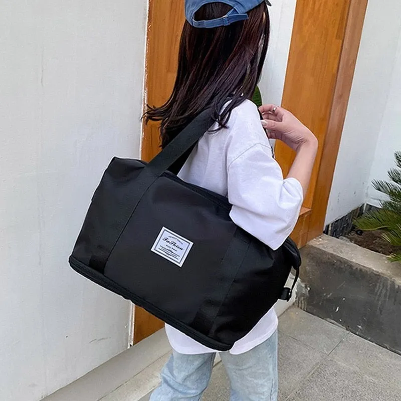 Large Capacity Folding Travel Bag Women Capacity Hand Luggage Business Trip Traveling Bags WaterProof Unisex Large Capacity Bag