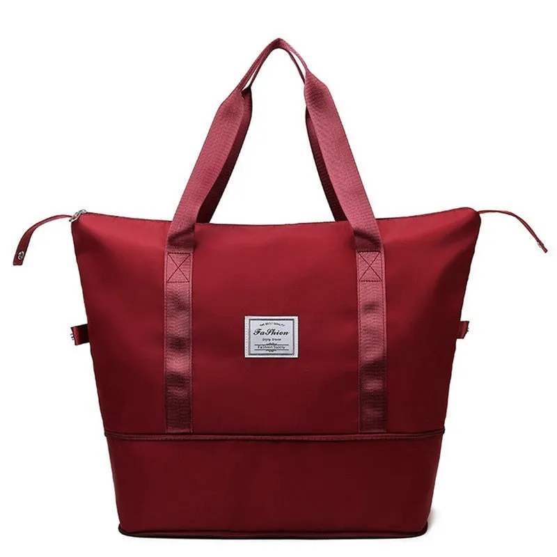 Large Capacity Folding Travel Bag Women Capacity Hand Luggage Business Trip Traveling Bags WaterProof Unisex Large Capacity Bag