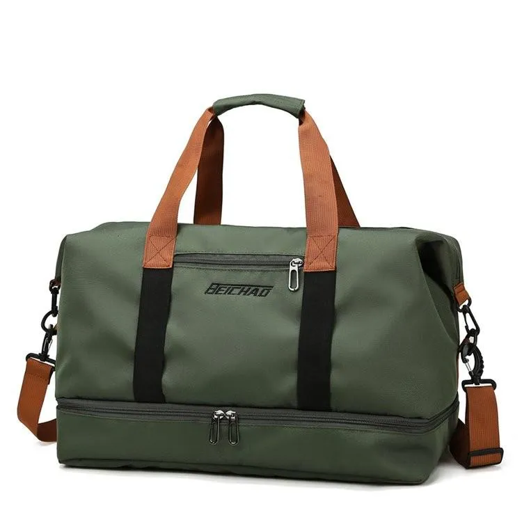 Large capacity Travel Bag Fashion Women Yoga Mat Fitness Gym Bag Waterproof Sport Bag Shoulder Bag