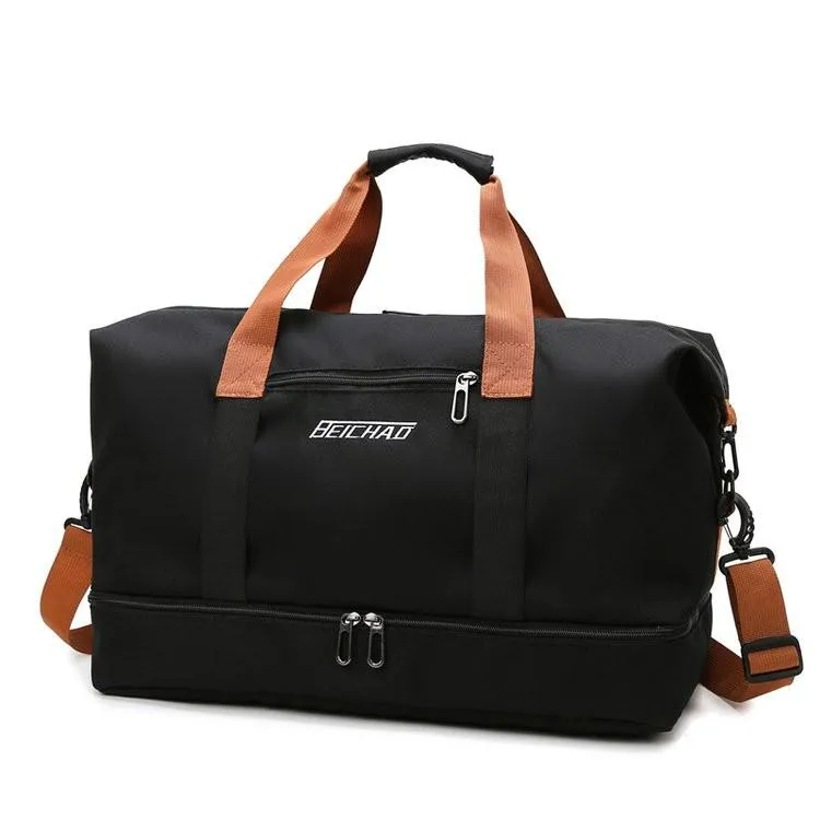 Large capacity Travel Bag Fashion Women Yoga Mat Fitness Gym Bag Waterproof Sport Bag Shoulder Bag