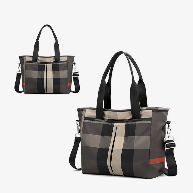 Lightweight Nylon Tote Ethnic Waterproof Shoulder Purse For Women