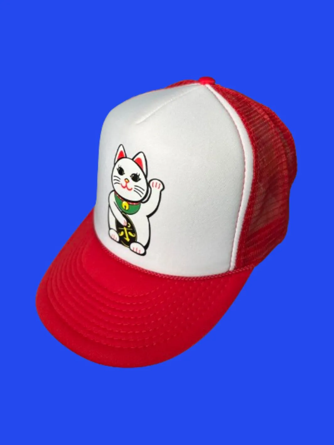 Lucky Cat Mesh Hat