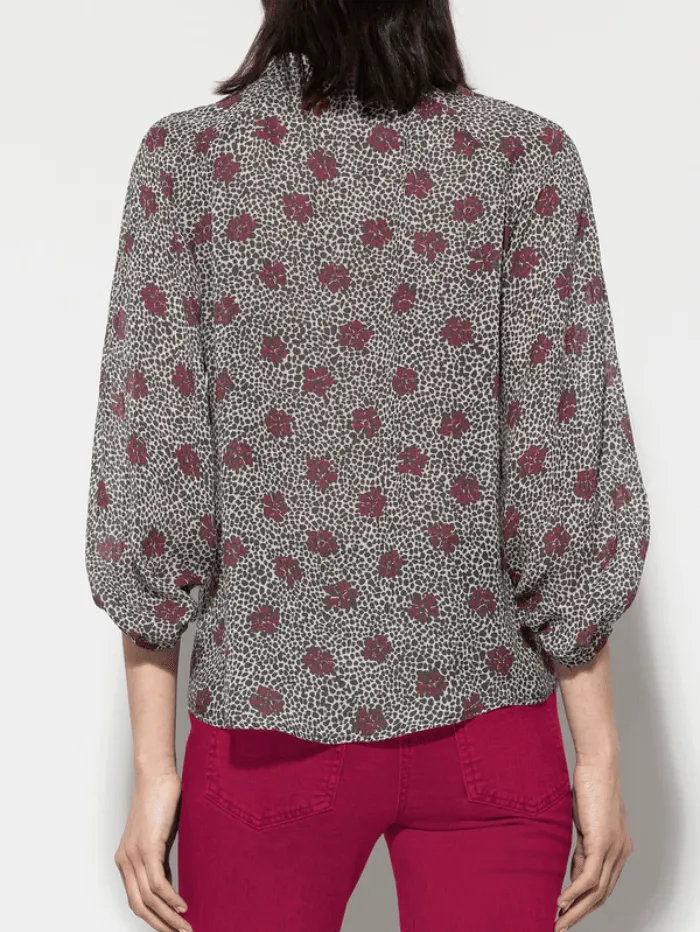 Luisa Cerano Blouse With Millefeleurs Print 208474 3668 Col 1031