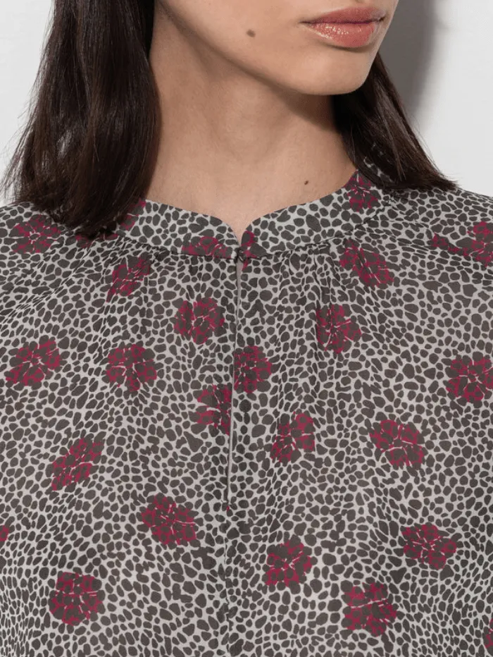 Luisa Cerano Blouse With Millefeleurs Print 208474 3668 Col 1031