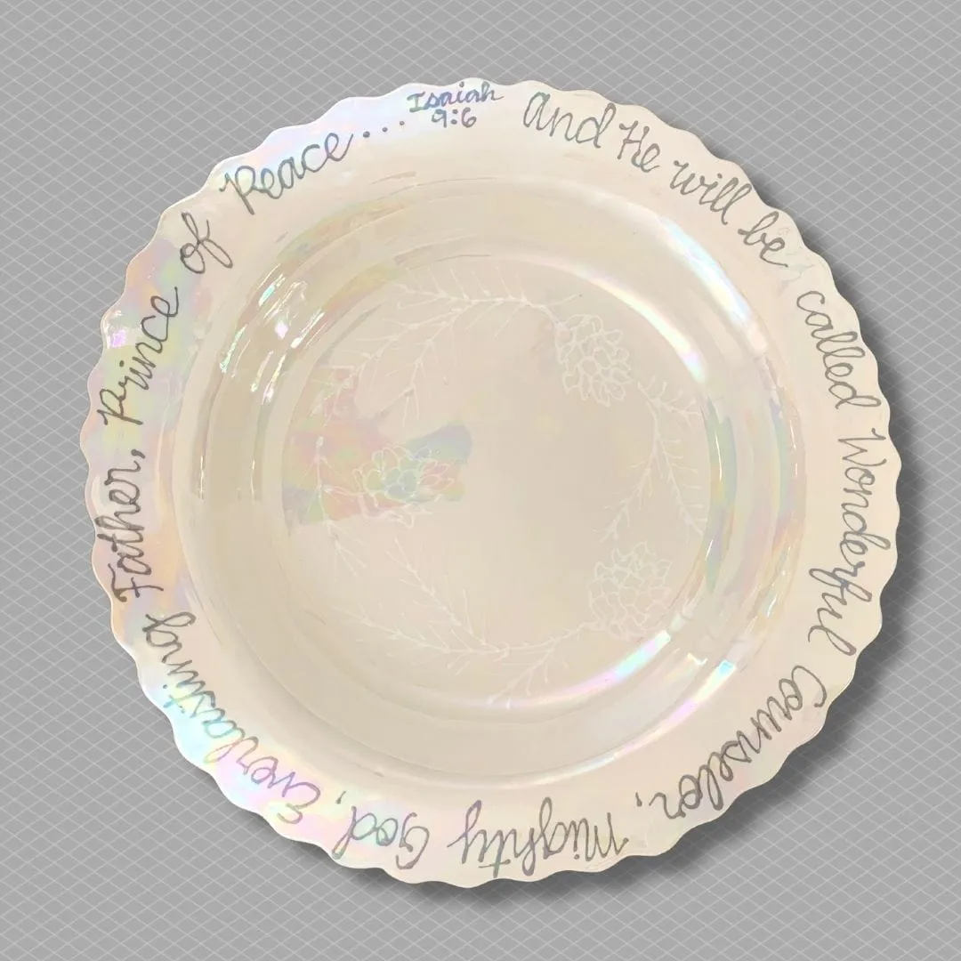 Luster Advent Bowl (large)