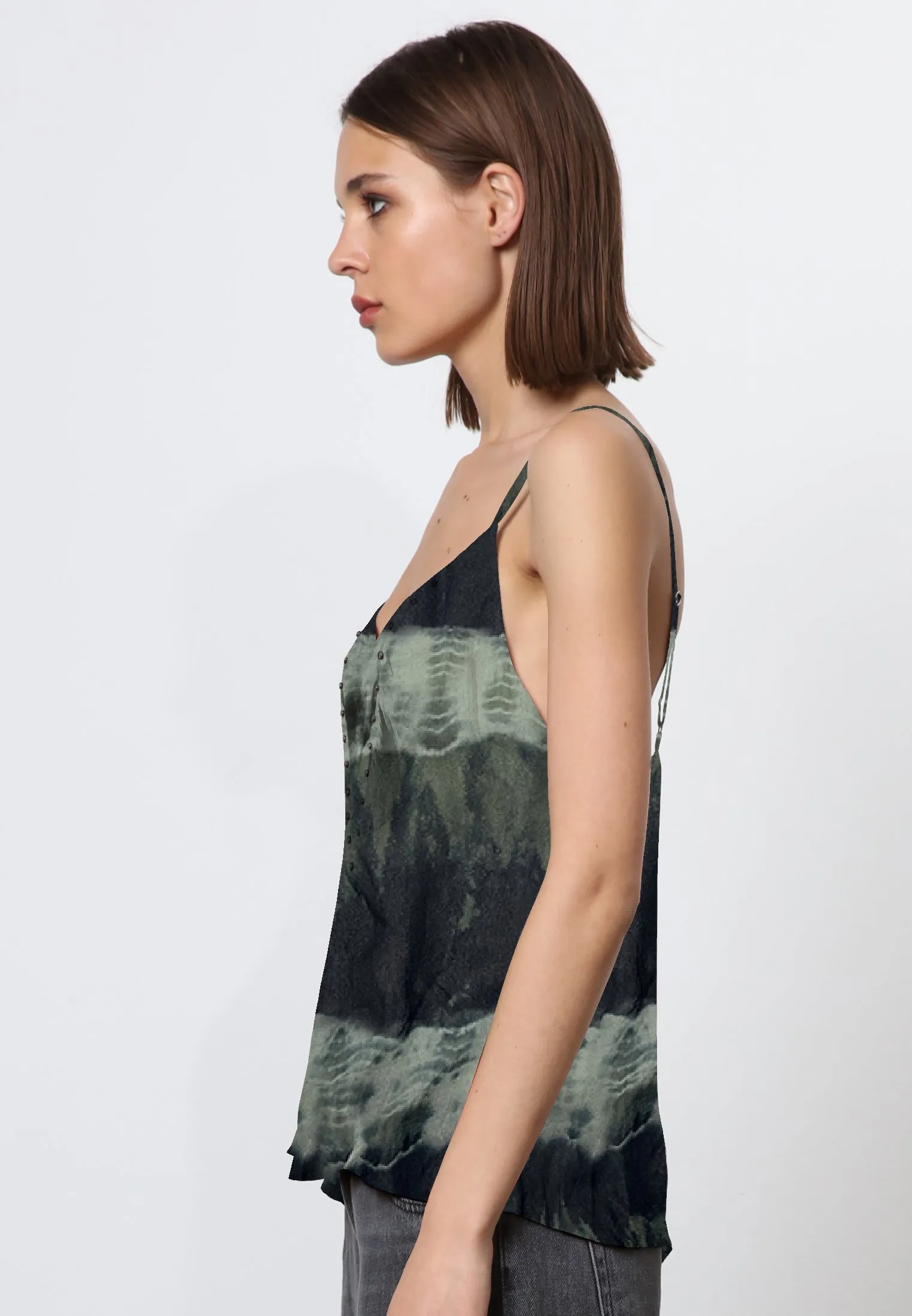 LUSTER CAMISOLE ELECTRA GREEN