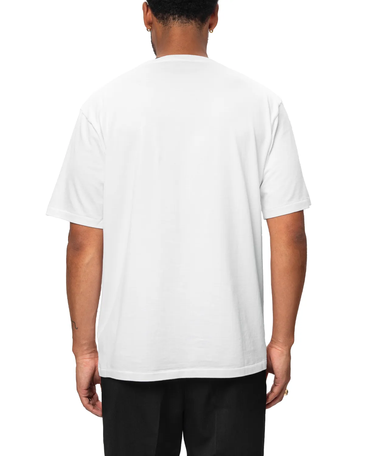 Luster Plaiting Tee White