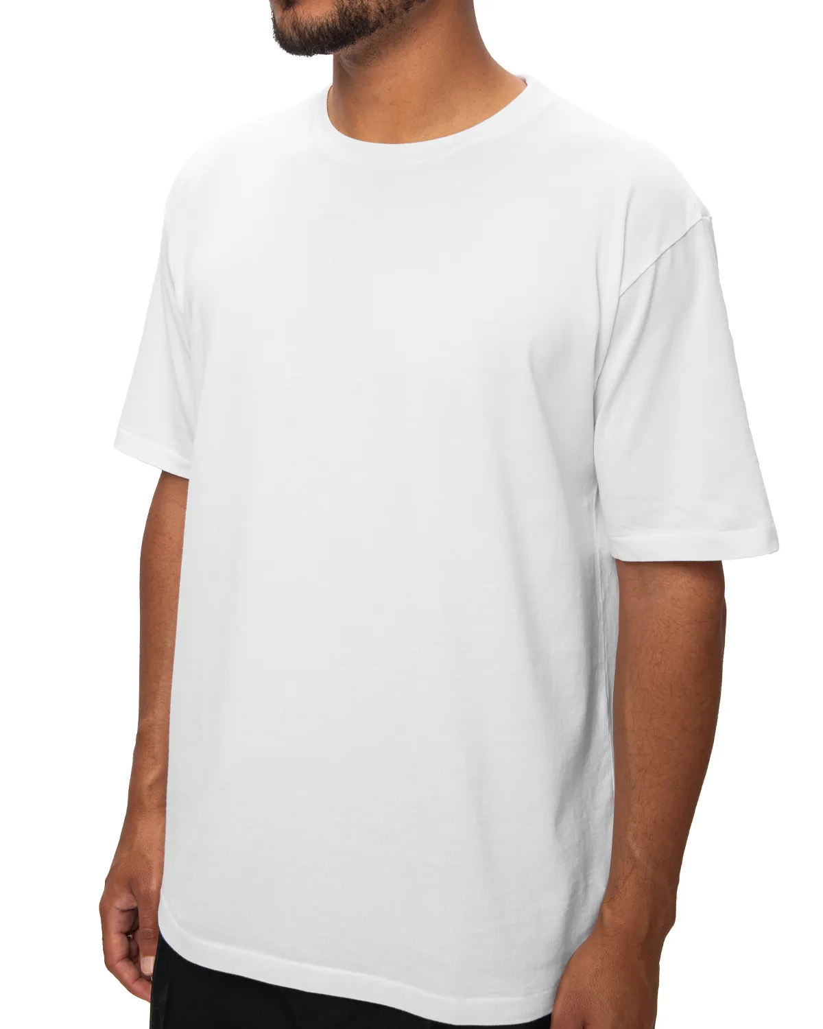 Luster Plaiting Tee White