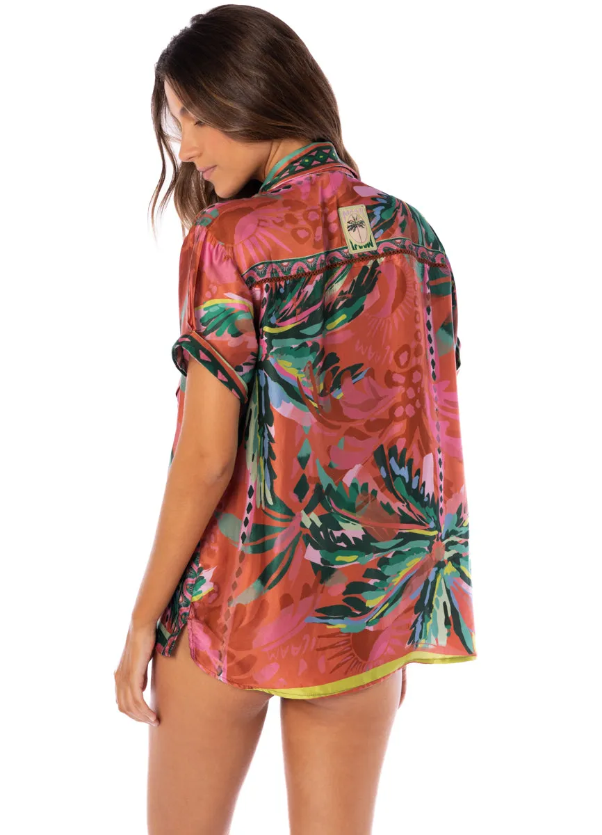 Maaji Flame Palms Moon Phase Long Shirt